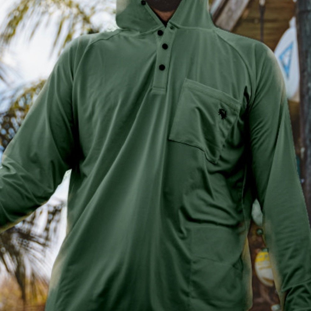 SKINNY WATER CULTURE - SWC - Hawksbill Hoodie  in Green (Rare Color)
